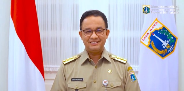 Anies di Perayaan Natal Virtual oleh Pemprov DKI. Foto: Youtube/Pemprov DKI Jakarta