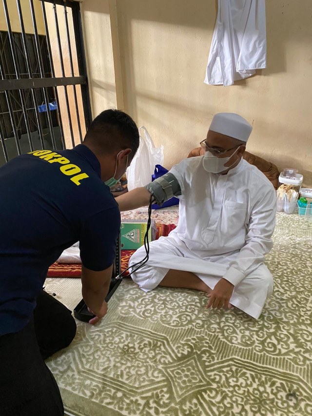 Kondisi Habib Rizieq di tahanan Polda Metro Jaya. Foto: Dok. Istimewa