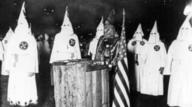 Kongres KKK di Chicago circa tahun 1920. Dok: Wikimedia Commons