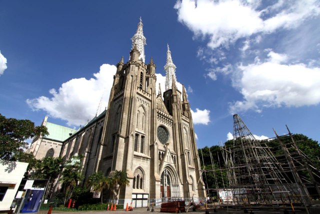 Perayaan natal di katedral jakarta. Foto: Dok katedral jakarta