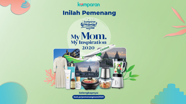 Selamat! Inilah Pemenang Giveaway My Mom My Inspiration 2020