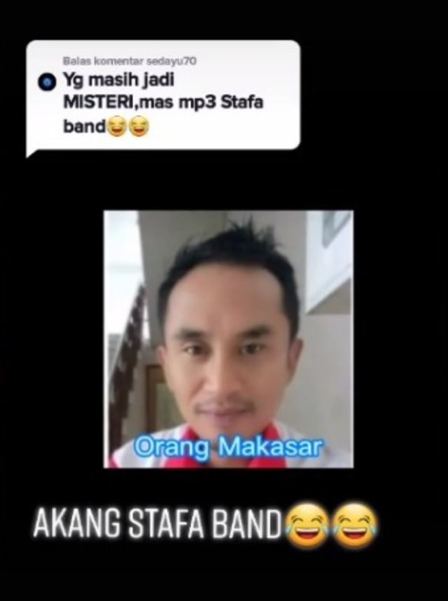 Viral pria stafa band yang selalu nongol di mp3 pada era 90 hingga 2000-an terungkap identitasnya. (Foto: TikTok/@dianmamora)