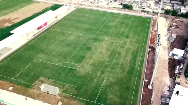 Peresmian lapangan latih Jakarta International Stadium (JIS), Senin (28/12). Foto: Youtube/Jakpro Group