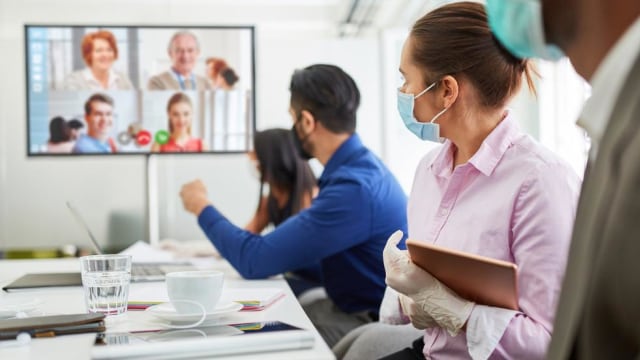 Hybrid Meeting dengan teknologi dari BenQ yang bisa dimanfaatkan saat pandemi. Dok. BenQ