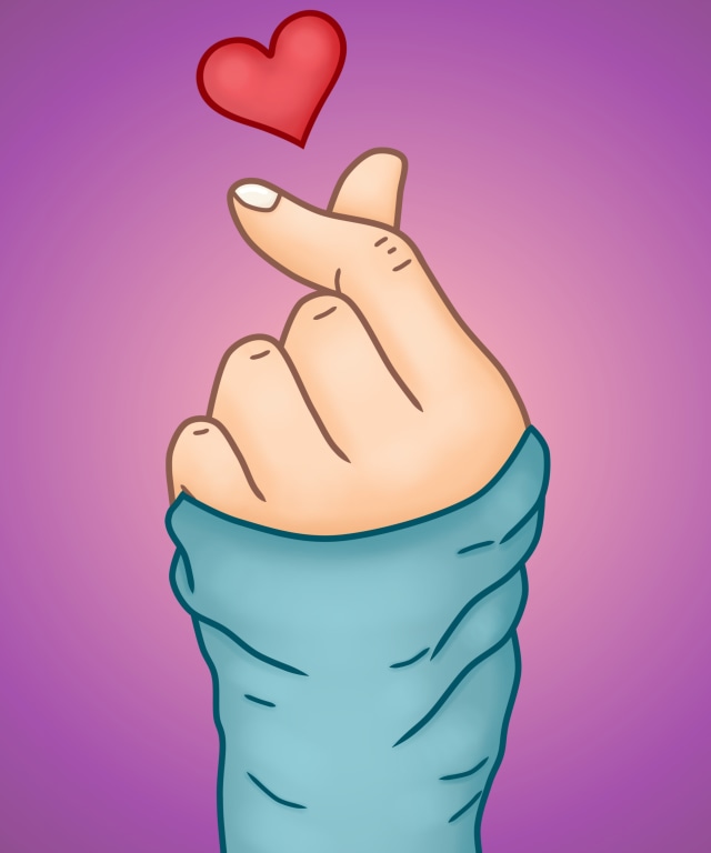 Foto dari Jorgeduardo pixaby https://pixabay.com/id/illustrations/jari-jantung-gerakan-korea-semoga-5188818/