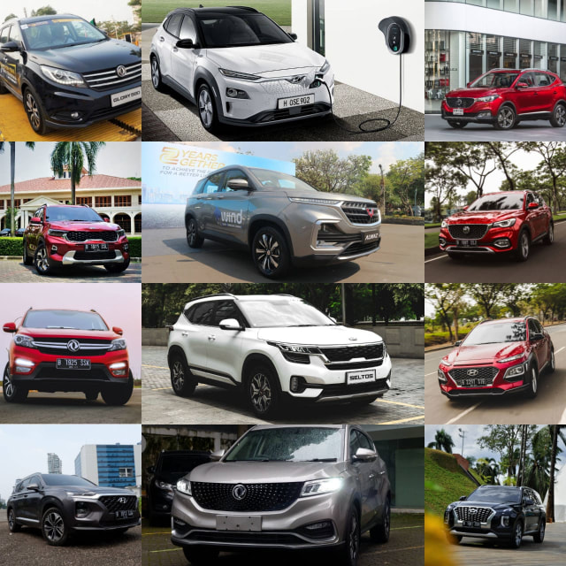 Pilihan mobil SUV asal China dan Korea Selatan. Foto: Dok. Istimewa