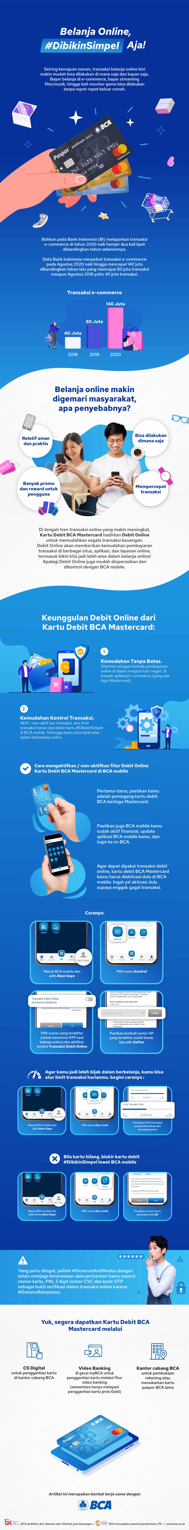 Belanja online #DibikinSimpelAja dengan kartu debit BCA Mastercard. Foto: kumparan/Anisti Fakhirah.