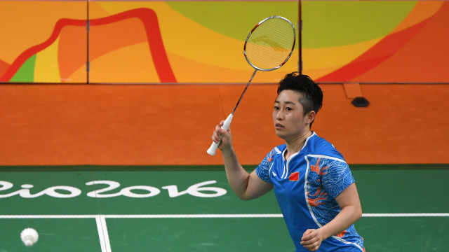 Yu Yang dari China. Foto: GOH CHAI HIN/AFP