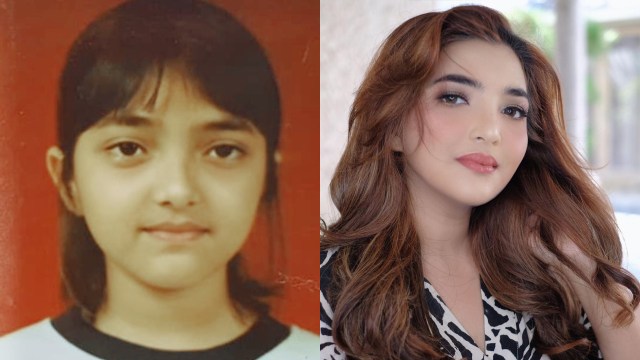 Potret Ashanty saat kecil dan kini. Foto: Instagram @ashanty_ash