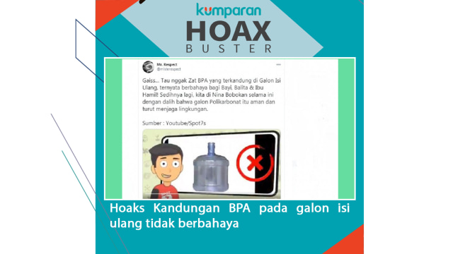 Hoaks Kandungan BPA pada galon isi ulang tidak berbahaya
 Foto: ANTARA
