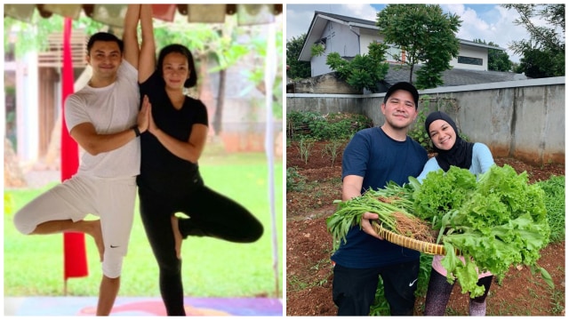 Anjasmara, Dian Nitami, Haykal Kamil dan Tantri Namirah. foto: Instagram/@bu_deedee dan @ku.tanami