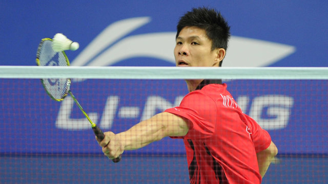 Pelatih bulu tangkis Malaysia Choong Hann Wong, saat masih bertanding. Foto: PETER PARKS / AFP