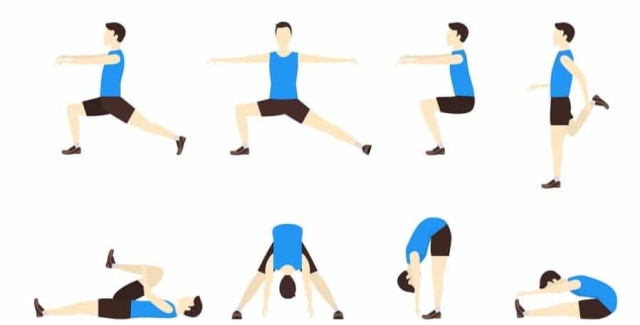 Gerakan senam lantai sumber ilustrasi: Percepat Com