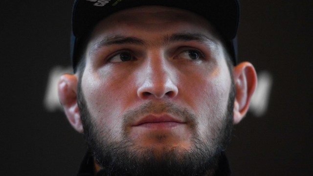 Petarung MMA, Khabib Nurmagomedov. Foto: Kirill KUDRYAVTSEV / AFP