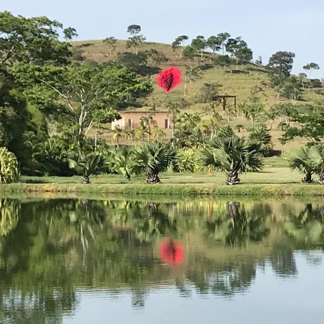 Patung Vagina di Brasil Foto: Instagram/Juliana Notari