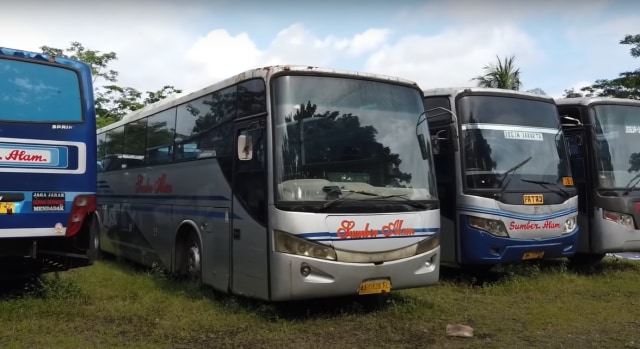 Bus bekas PO Sumber Alam. dok. Youtube Sumber Alam ID