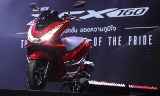 Honda PCX 160 meluncur di Thailand. Foto: AP Honda Thailand