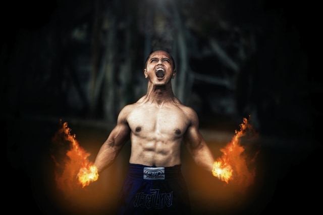 Ilustrasi tubuh terbakar, dok: pixabay