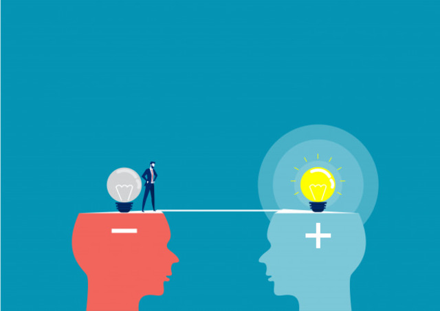 Ilustrasi berpikir positif