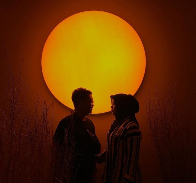 Ihsan dan Putri. Foto: Instagram @putriwahyunieffendii