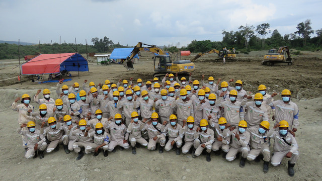 Tenaga kerja di PT IWIP. Foto: Humas PT IWIP