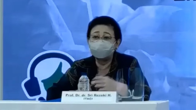 Ketua ITAGI, Prof. Sri Rezeki Hadinegoro. Foto: Youtube/@Badan POM RI