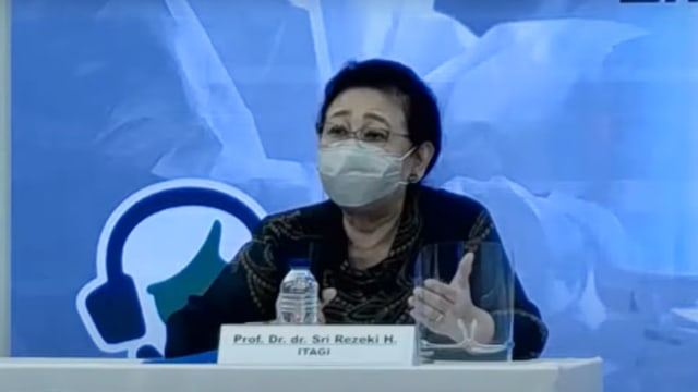 Ketua ITAGI, Prof. Sri Rezeki Hadinegoro. Foto: Youtube/@Badan POM RI
