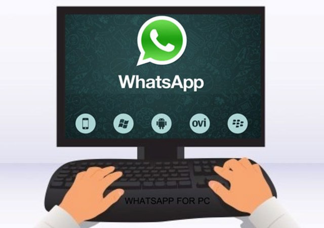 Ilustasi menggunakan WhatsApp Web lewat komputer. Sumber: Syncios