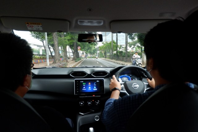 Posisi mengemudi mobil Nissan Magnite. Foto: Aditya Pratama Niagara/kumparan