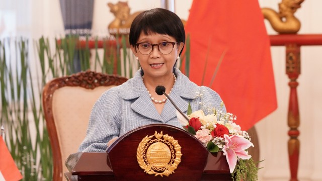 Menteri Luar Negeri Indonesia Retno Marsudi di Jakarta, Rabu (13/1).  Foto: Dok. Kementerian Luar Negeri