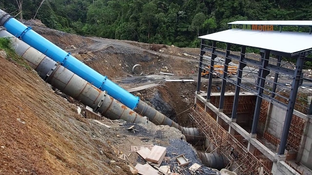 PLTMH Lintau Buo Utara, di Kabupaten Tanah Datar, Sumatera Barat. Foto: Youtube Sumbar Membangun 