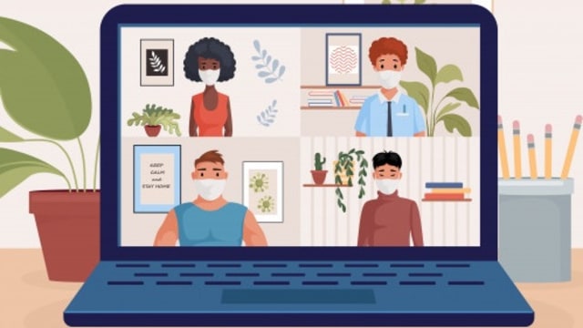 Ilustrasi Video Penyintas Covid-19. Sumber: freepik.com