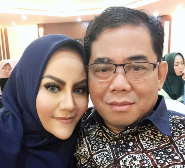 Nita Thalia dan mantan suaminya. Foto: Instagram Nita Thalia