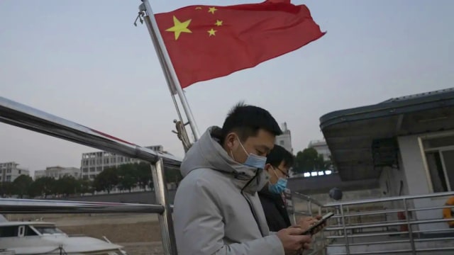 Suasana Wuhan, China ketika satu tahun virus corona merebak. Foto: Ng Han Guan/AP PHOTO