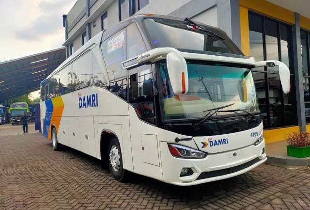 Bus Damri buatan karoseri Piala Mas Foto: dok. instagram.com/karoseripialamasofficial