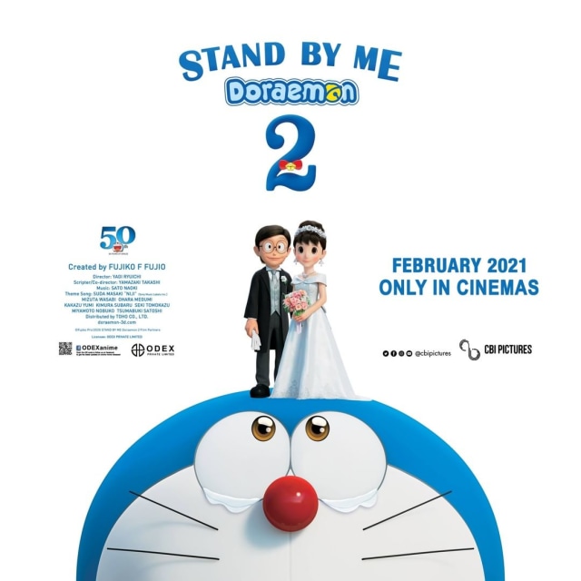 Film Stand by Me Doraemon 2 Akan Tayang Februari 2021 dok Instagram CBI Picture