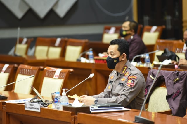 Fit and Proper Test Kapolri di DPR RI. Foto: Dok. DPR