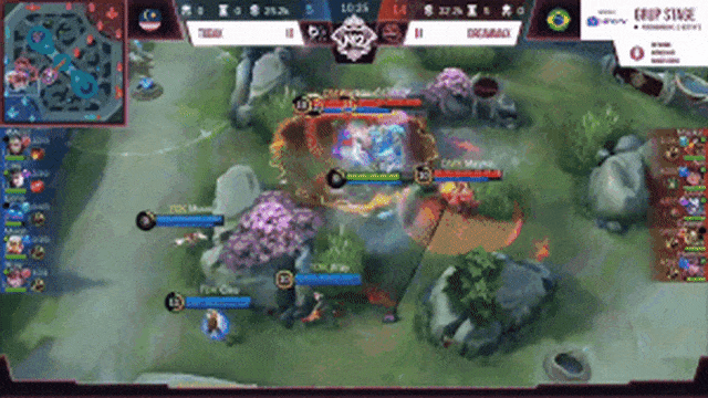 Pertadingan antara Todak melawan Dreammax di M2. Foto: Instagram/@mpl.id.official