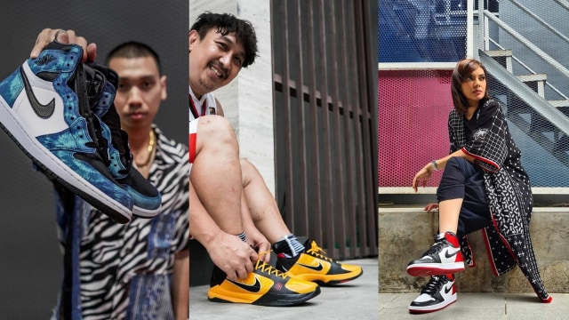 5 Artis yang Gemar Koleksi Sneakers, Ada yang Pernah Punya 150 Pasang dok Ig @Rayiputra26, IG @Najwashihab, dan IG @Najwashihab