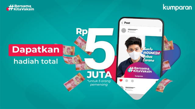 kuis #BersamaKitaVaksin. Foto: kumparan