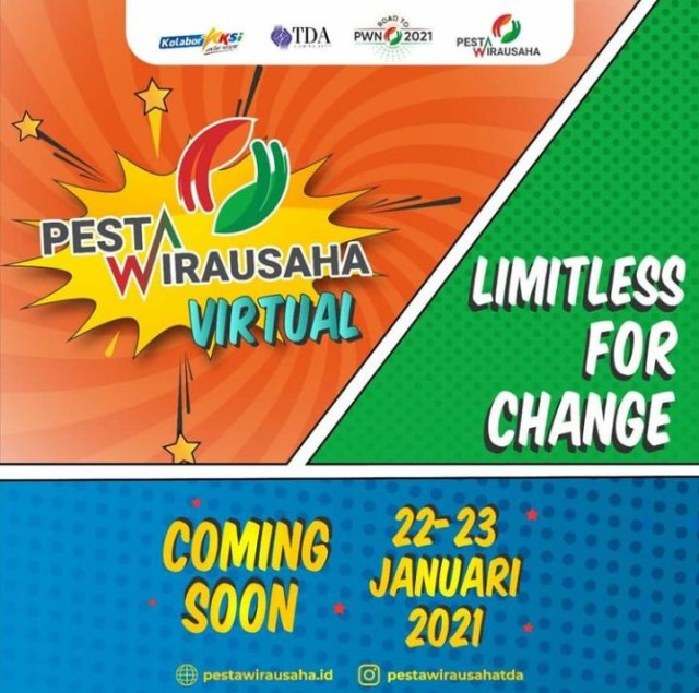 Komunitas TDA Gelar Pesta Wirausaha secara Virtual 