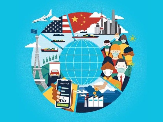 Ilustrasi Globalisasi, Foto: Dok. dribbble.com