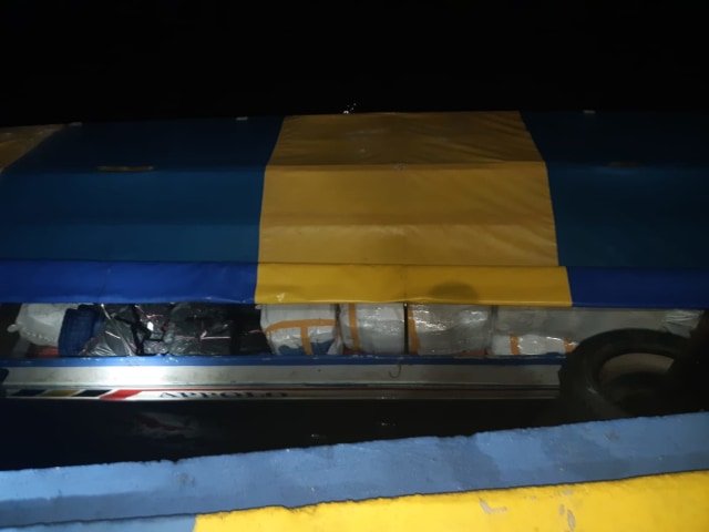 Barang bukti yang disita oleh tim Polairud Mabes Polri bersama Polairud Polda Kepri. Foto: Istimewa