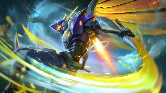 Skin "Codename Storm' untuk hero Saber. Foto: Mobile Legends: Bang Bang