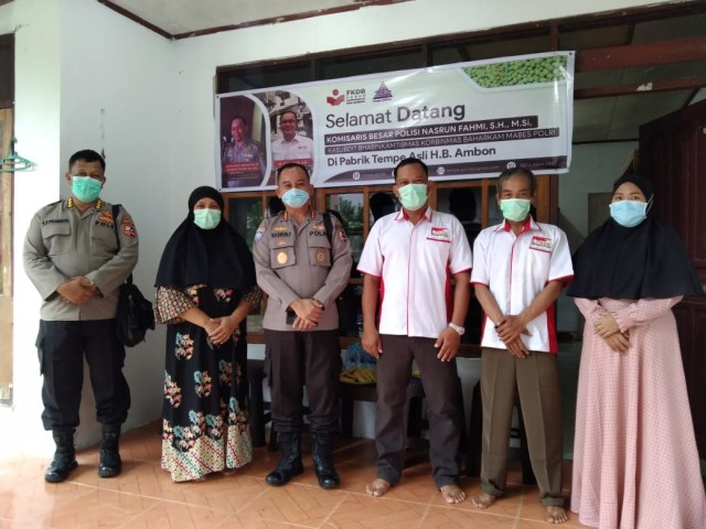 Kunjungi Titik Usaha FKDB Di Ambon, Perwakilan Baharkam Apresiasi Tim FKDB