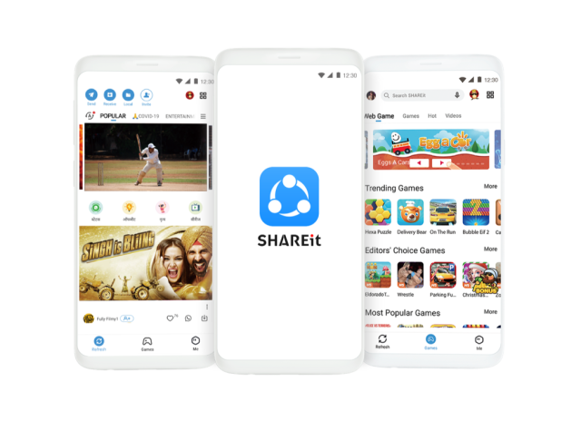 SHAREit Apps Top 10 download di Indonesia selama 3 tahun terakhir