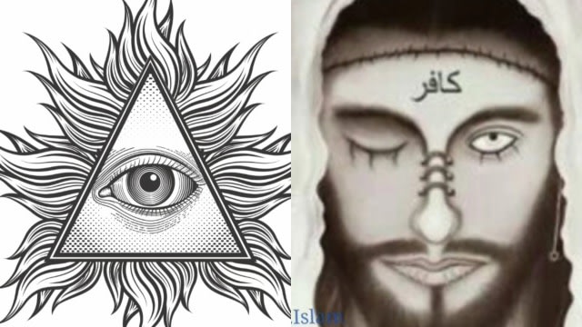 Ilustrasi Dajjal Sosok Pembawa Fitnah. Foto: YouTube/BuzzFeed Unsolved dan Knowledge Flash