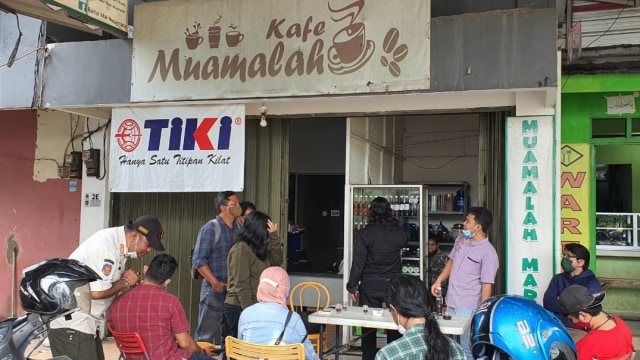 Suasana Pasar Mualamah, tempat transaksi jual beli menggunakan dinar dan dirham di Depok. Foto: Dok. Istimewa