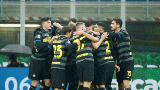 Pertandingan Inter Milan vs Benevento di Stadion San Siro, Milan, Italia, Sabtu (30/1). Foto: Alessandro Garofalo/REUTERS
