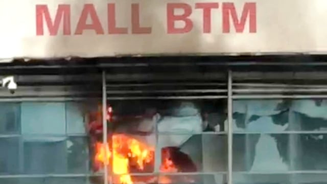 Bogor Trade Mall di Jalan Juanda Kota Bogor terbakar. Foto: Dok. Istimewa